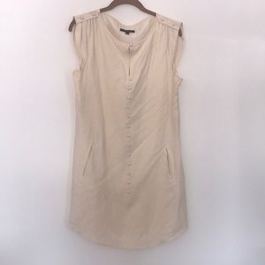 Classy silk + linen mini dress by Alice Ritter